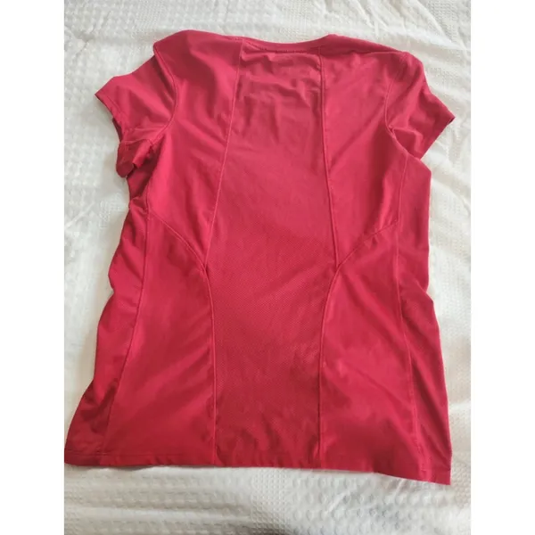 Alo Yoga CoolFit Women's Red/Pink Athletic Top – Size Large - Image 2