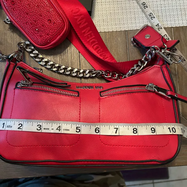 NWOT Madden NYC Red shoulder bag and crossbody - Image 10
