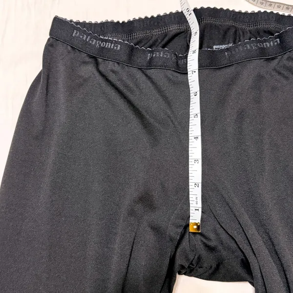 Patagonia Performance Baselayer Capilene Pants Womens Small Black‎ Leggings - Image 8