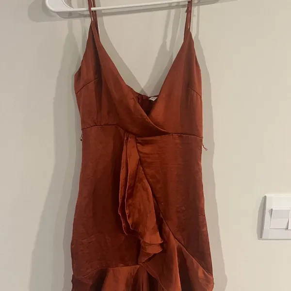 Lucy in the Sky rust mini‎ dress size xs - Image 5