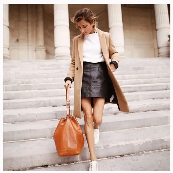 Zara ✨ Faux Leather Mini Skirt With Pockets✨ - Image 2