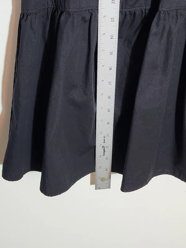 Steve Madden Black Cotton Mini Dress Size Small Wedding Guest Dress - Image 8