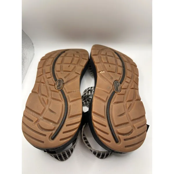 Chaco Z Cloud X Sandals Womens 6 Black White Pixel Grid Strappy Athletic Hiking - Image 8