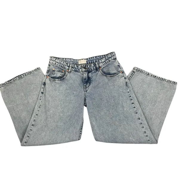 MOTEL Rocks Low-Rise Parallel Straight Jean W 30 Blue Everyday Prepy Stylish Y2K - Image 5