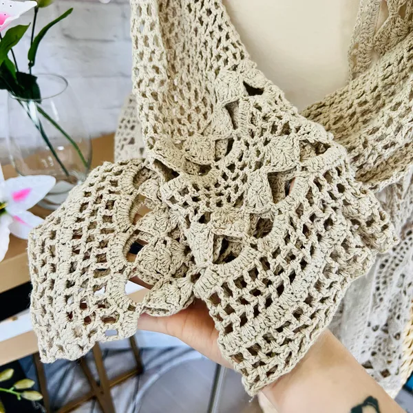 Free People Crochet Cardigan - Image 9