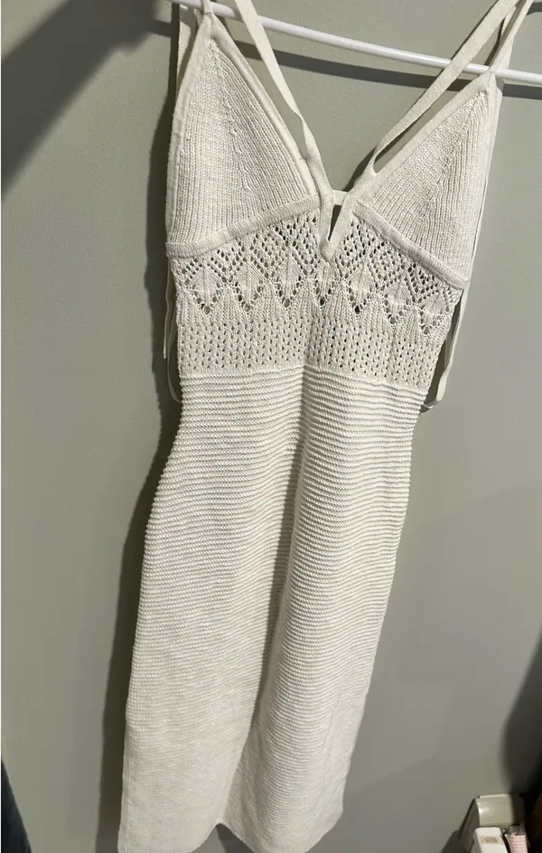 Abercrombie and fitch crochet white dress - Image 2