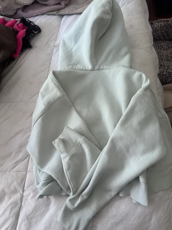 Aritzia sweatfleece mint hoodie  - Image 3