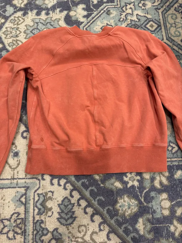 Lululemon Perfectly Oversized Cropped Crew 6 - Image 2