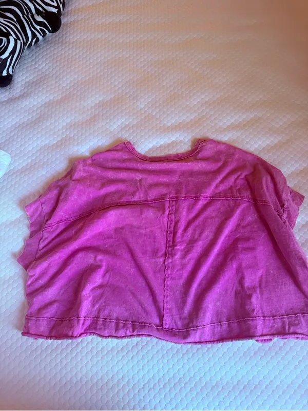 Kids Pink Pocket Tee - Unbranded - Image 2