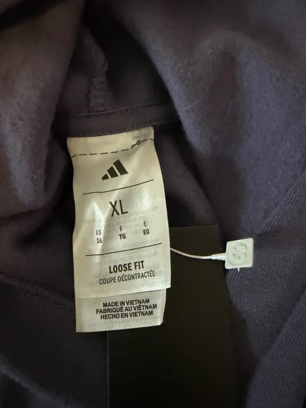 Adidas purple hoodie with logo(child XL) - Image 5