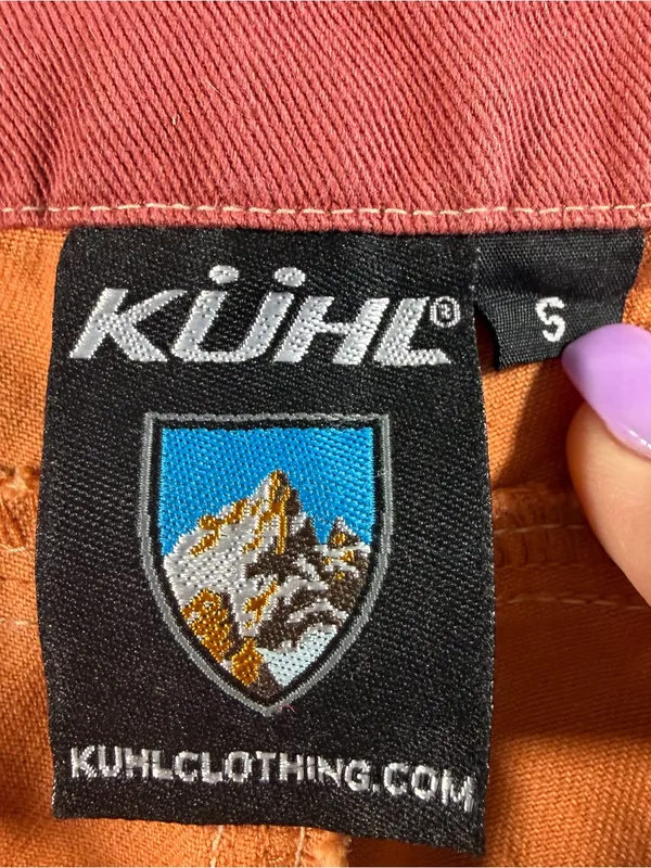 KÜHL Women's Straight-Leg Pants Styled Vibrant Burnt Orange Pumpkin Shade Small - Image 4