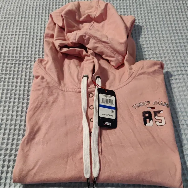 Ladies Tommy Hilfiger Henley Hoodie - Image 3