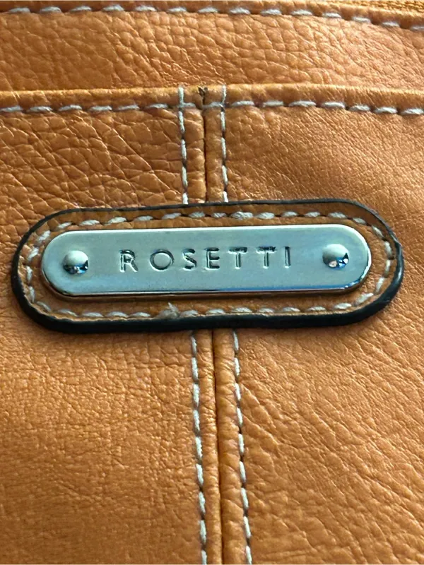 Rosetti Women’s Orange Leather-Look Crossbody Shoulder Bag - Image 6