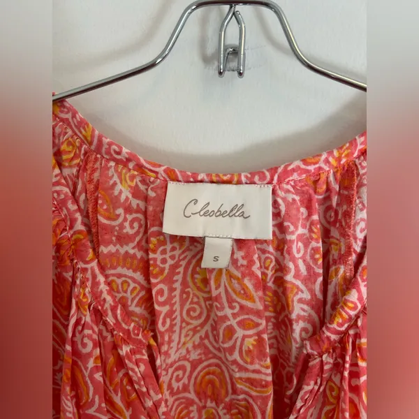 Cleobella Layla Blouse in Blossom Block Print size Small (S) - Image 3