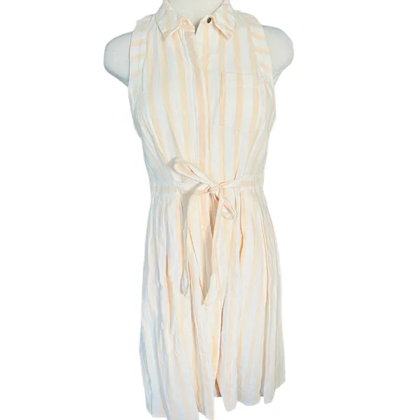 Anthropologie Billie Shirtdress Striped Size 6 - Image 6