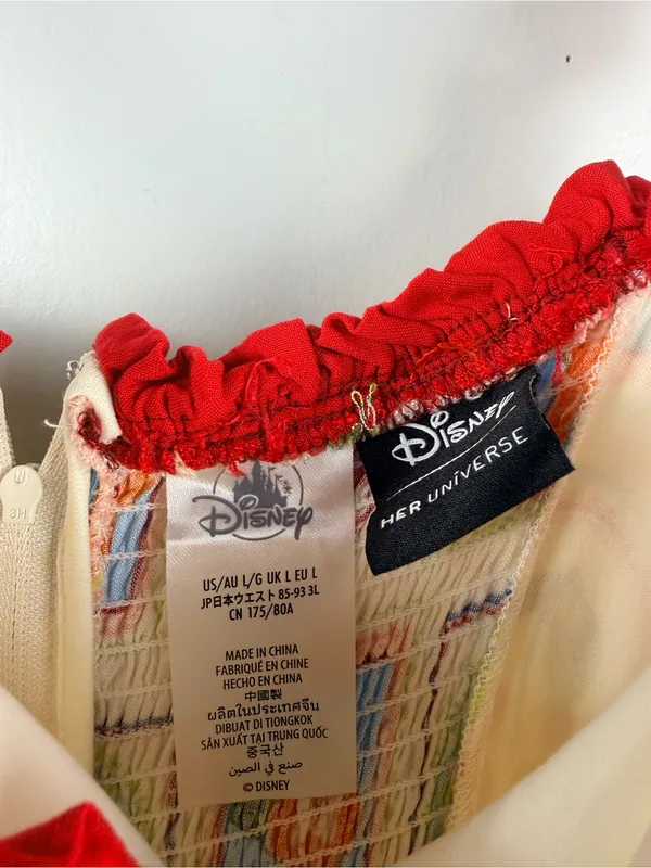 Disney Her Universe Dress Womens Minnie Mouse Icon Summer Fruits size large midi - Image 6