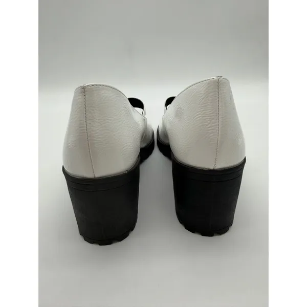 Dirty Laundry Chunky Heel Platform White Lug Sole Mary Jane Loafer 9.5 Y2K - Image 5