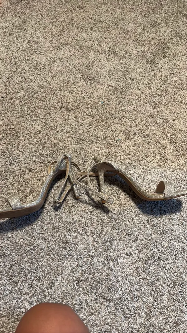 David's Bridal Size 9 Heels - Image 2