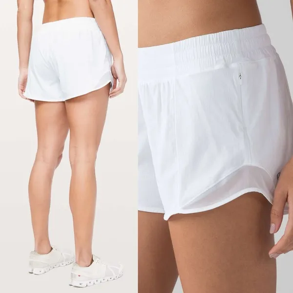 Lululemon Hotty Hot Short Long 4" White - Image 2