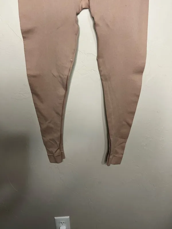Set Active Sculptflex Mauve Seamless High‎ Waist Seamless Leggings - Image 4