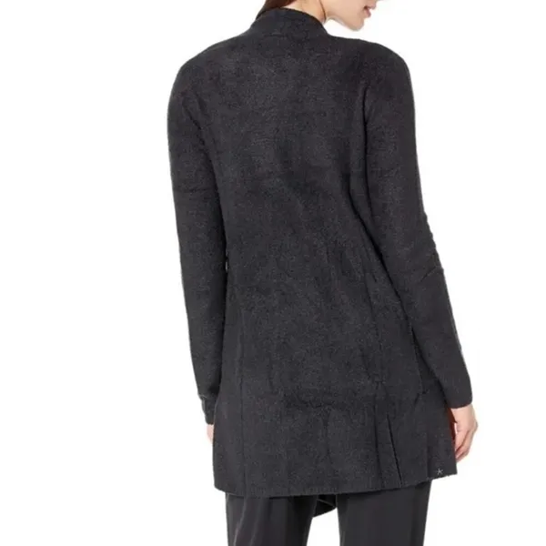 Barefoot Dreams Gray‎ / Black Cardigan Small/ Medium - Image 13