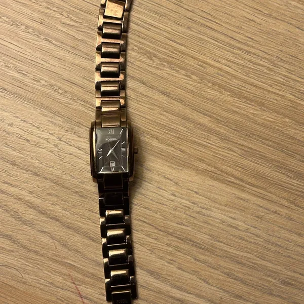 Fossil Brown Rectangular Watch - Image 6