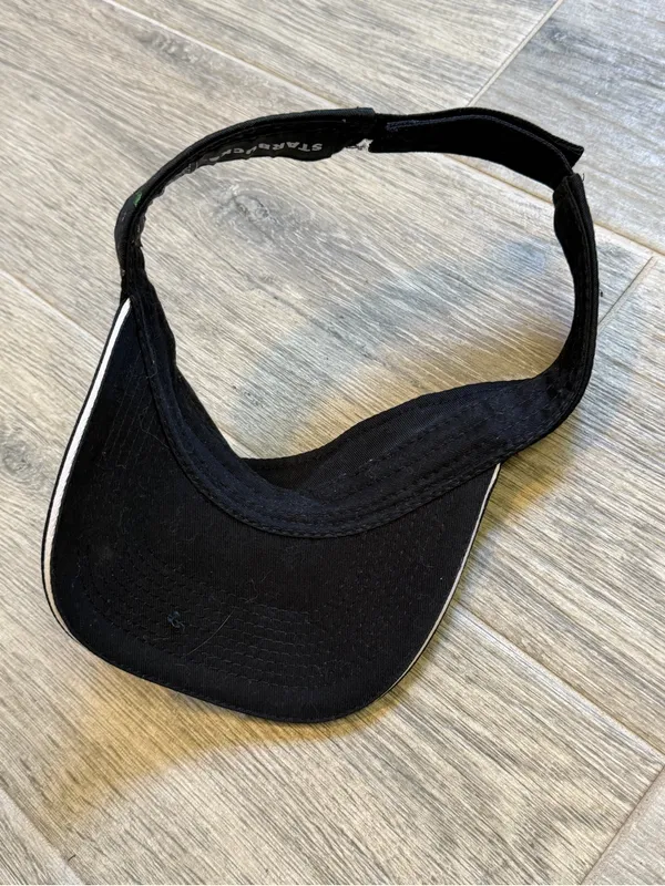 STARBUCKS Employee Barista Black Visor Hat, Adult Unisex Adjustable Cap - Image 3