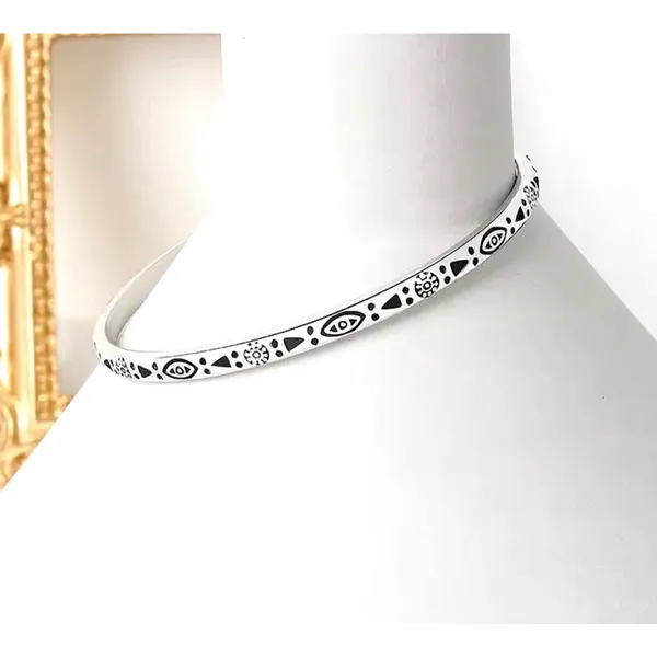 NEW Engraved 925‎ Sterling Silver Adjustable Cuff Bracelet - Image 8