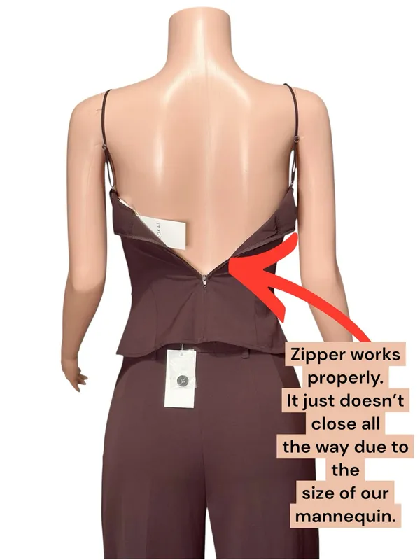 KOOKAÏ Opal Cinch Top, Mahogany, FR32/US0 - Image 6