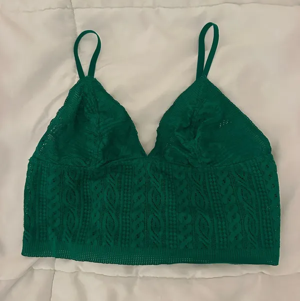 Aerie Cable Lace Longline Bralette - Image 2
