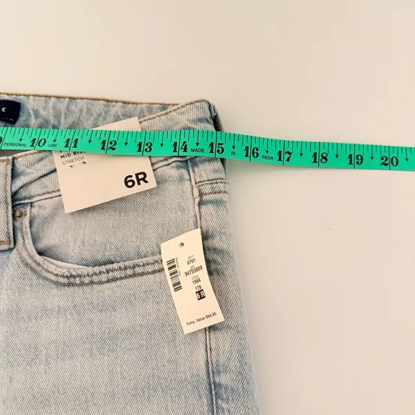 AEROPOSTALE Jeans Sz 6R Light Wash Distressed Ankle Straight Leg‎ Stretch - Image 9