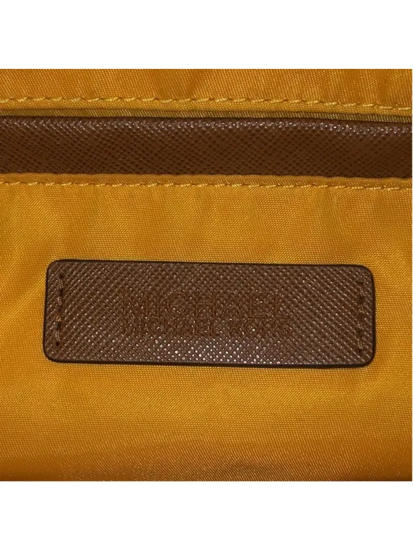 Michael Kors Navy Blue & Brown Nylon Polyester Purse Shoulder Bag Handbag - Image 11