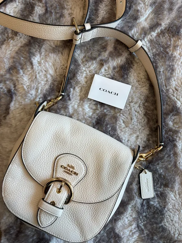 white Coach Kleo Shoulder Bag  - Image 2