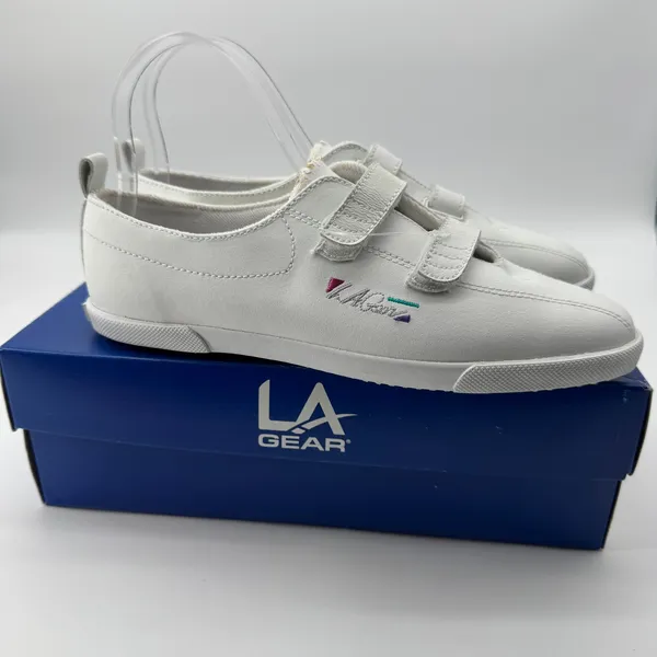 Vintage 90s LA Gear Workout Sneaker‎ Womens 8.5 Box FLAWED Prop - Image 2