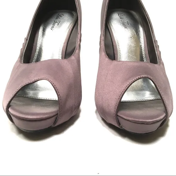 Lulu Townsend Daffodil peep toe heels 8.5 W‎ - Image 5
