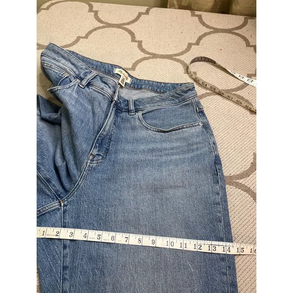 Madewell The Plus Curvy 90’s Straight Blue Jeans, size 14W, DM784, high-rise - Image 10