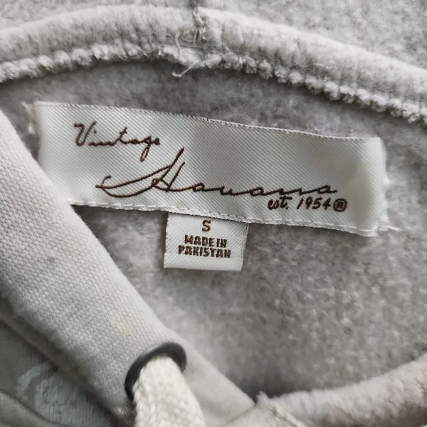 Vintage Havana‎ Hoodie Womens Size Small Beige VH9105 Skull Pattern Streetwear Cozy - Image 6
