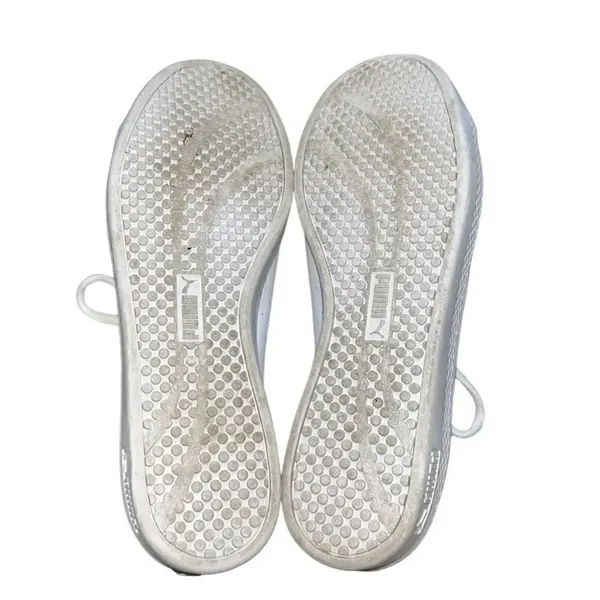 Puma White Lace up Sneakers(Size 8W) - Image 3