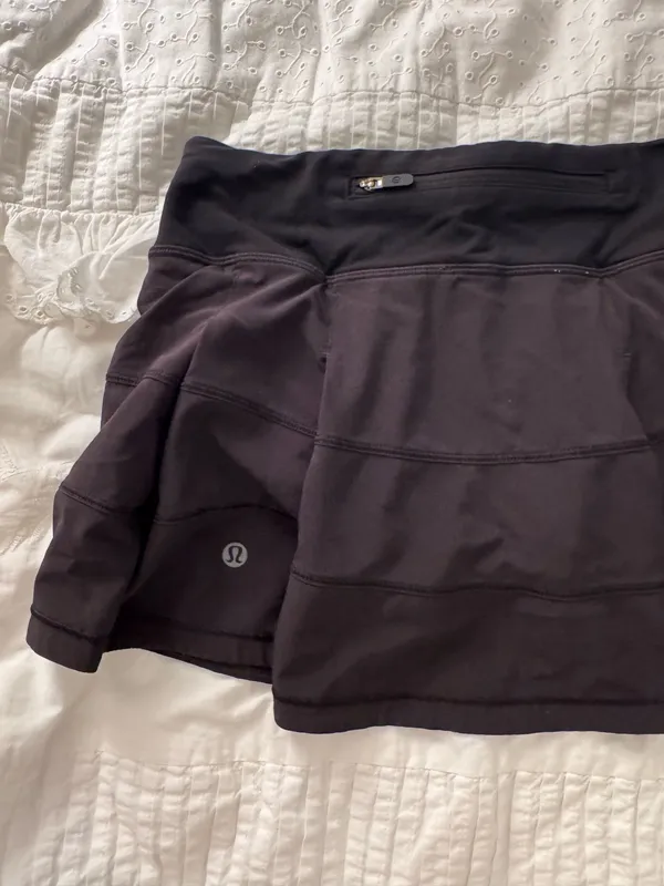 Lululemon Pace Rival Mid-Rise Skirt Black - Image 7