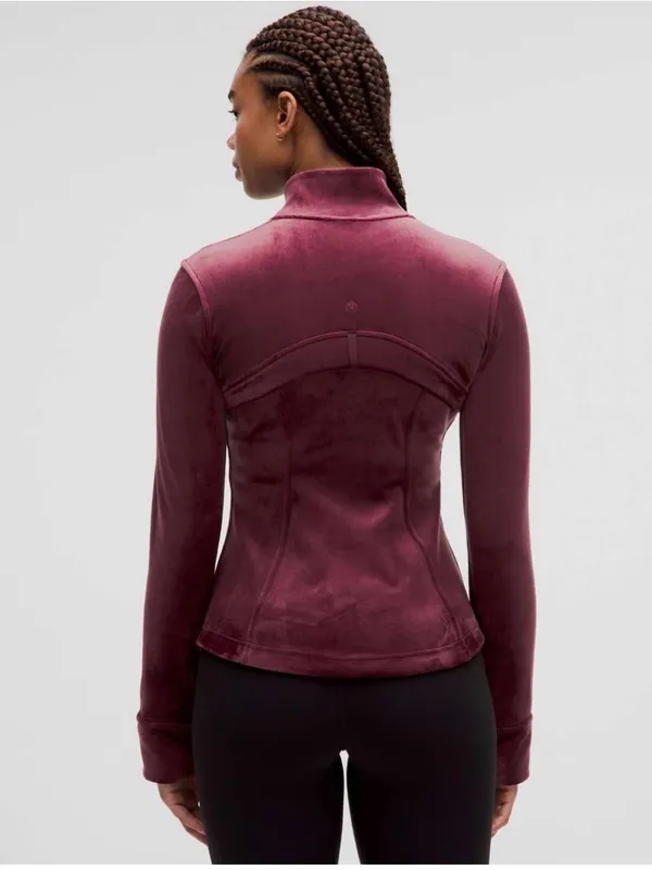 Lululemon 10 Define Jacket Velvet Full Zip - Image 2