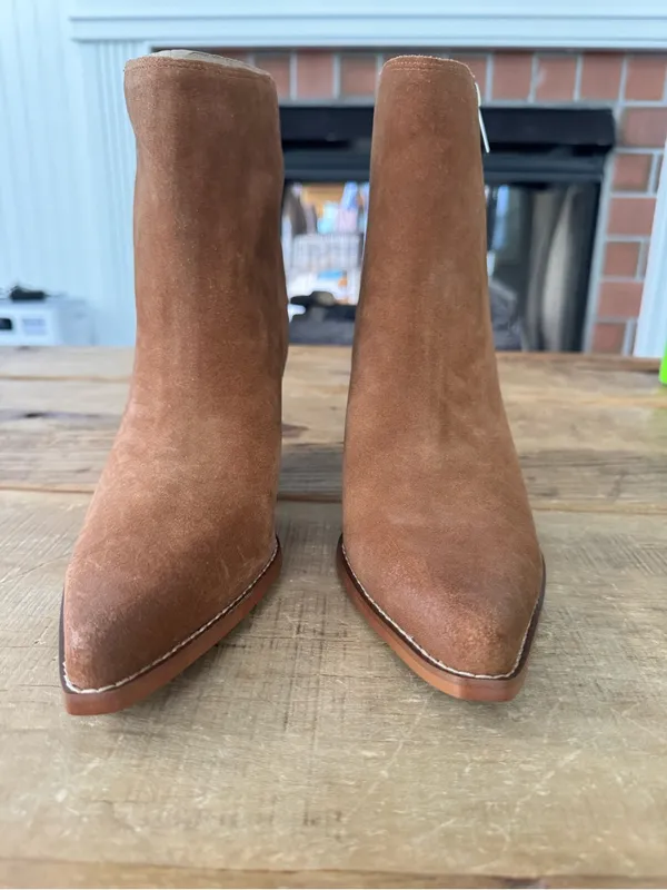 NEW in box Sam Edelman Brown Suede Jane Boots Booties ~ Size 10 - Image 5