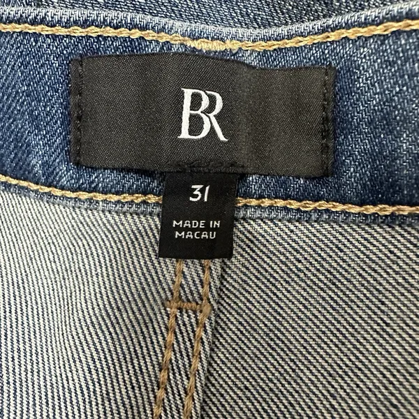 Banana Republic Womens Size 31 Blue Medium Wash High-Rise Slim‎ Denim Jeans - Image 5