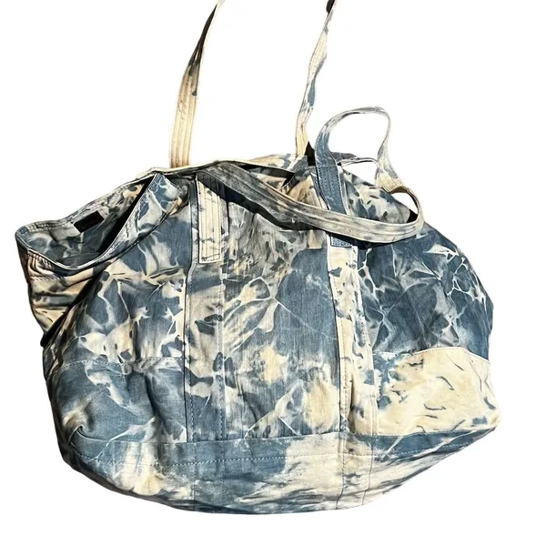 Steve Madden Darla Tie-Dye Travel Carry On Weekender Tote Bag Blue Unisex - Image 4