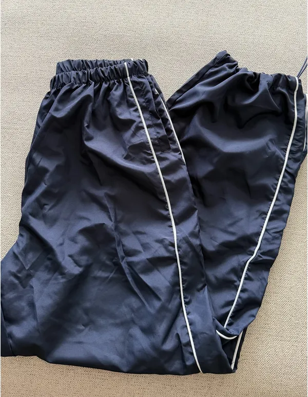Navy Blue Track Pants - Image 4