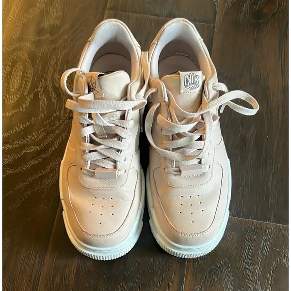 Nike‎ Air Force 1 Pixel Beige Womens 7.5 Platform AF1 Sneakers - Image 5