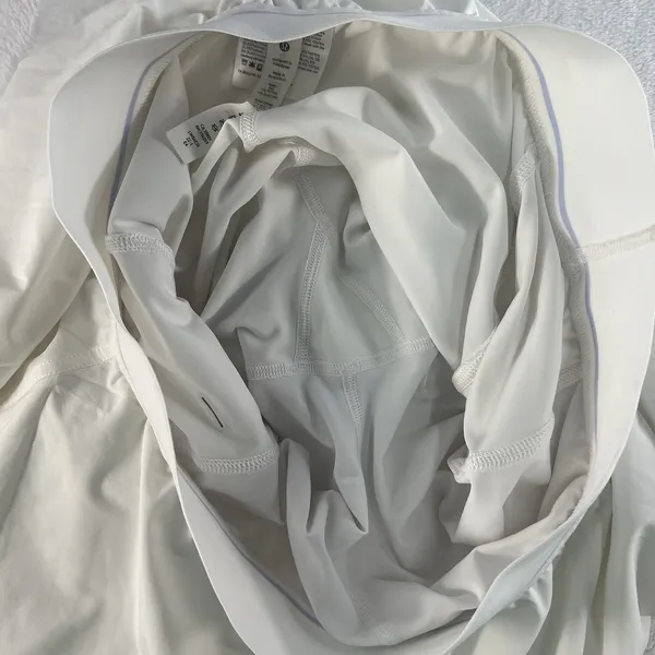Lululemon Size 10 Court Rival High Rise Skirt Run Tennis White Women's Athletic - Image 13