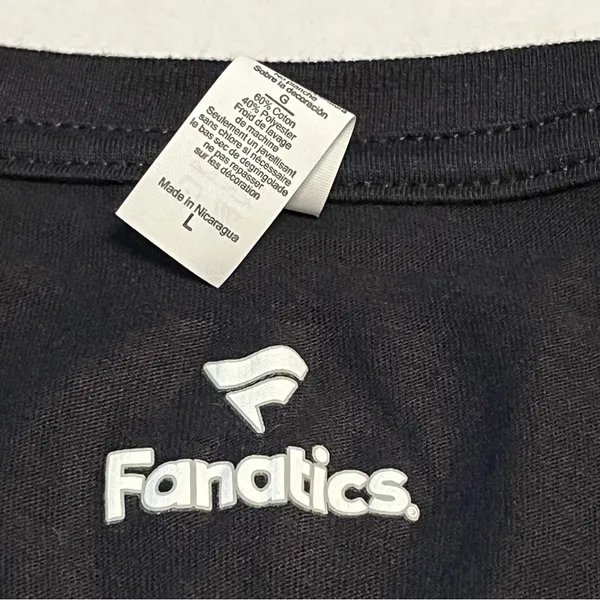 Fanatics Alabama Womens SZ Large Black Fitted Short Sleeve Shirt‎ Roll Tide NEW - Image 3