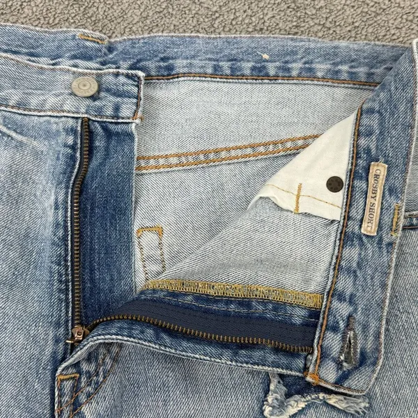 Polo Ralph Lauren‎ Distressed Star Patch Crosby Denim Shorts Blue Size 32 - Image 7