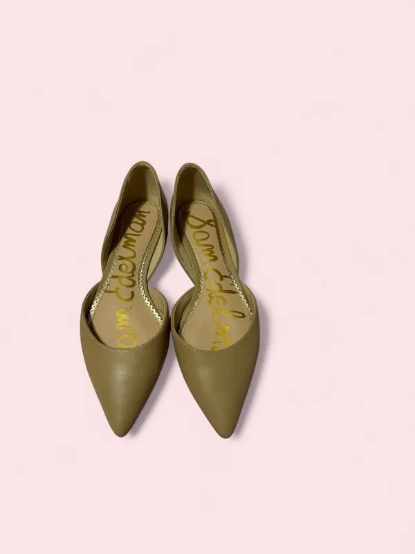 Sam Edelman Tan Pointed D'Orsay Flats - Sleek Point Toe - Image 6