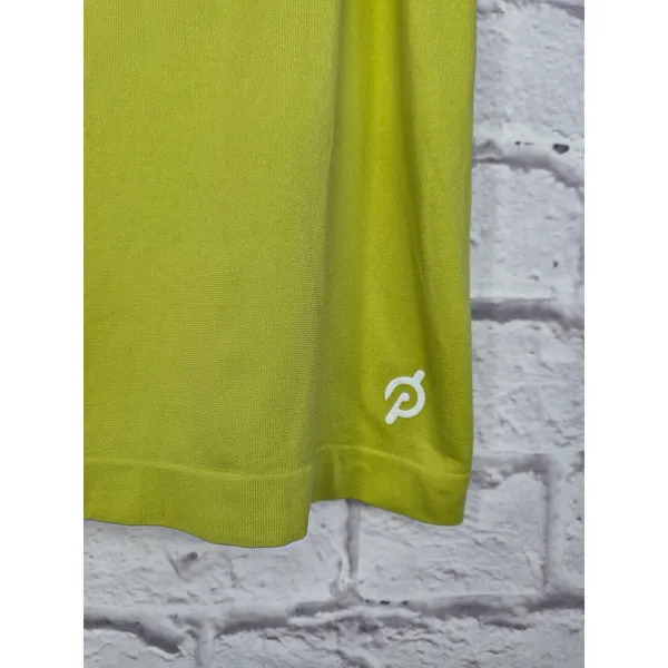 Peloton Seamless Crop Muscle Tank Top Lime Green Chartreuse Neon Women XS/S - Image 4